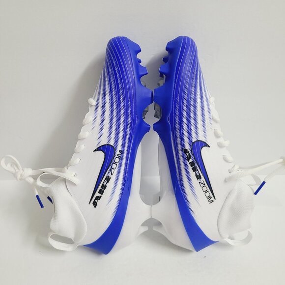 NEW Nike Air Zoom Vapor Pro 1 Football Cleats FB3298-101 Size 8.5 White Blue